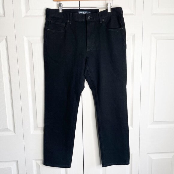 Everlane Uniform The Slim High Stretch Black Denim Jeans Men's Size 35x28 NWT
